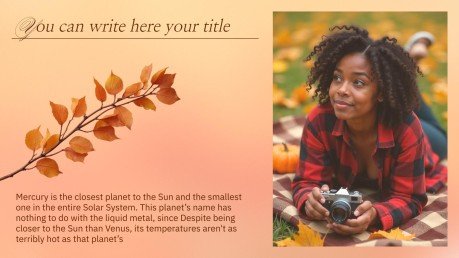 Happy Fall presentation template 