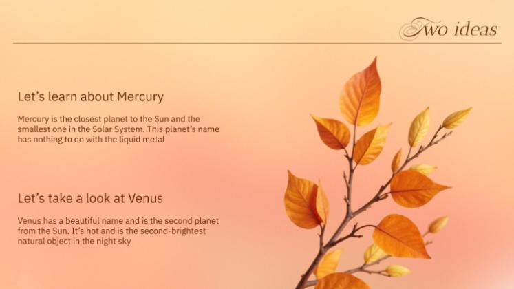 Happy Fall presentation template 