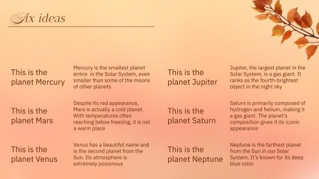 Happy Fall presentation template 