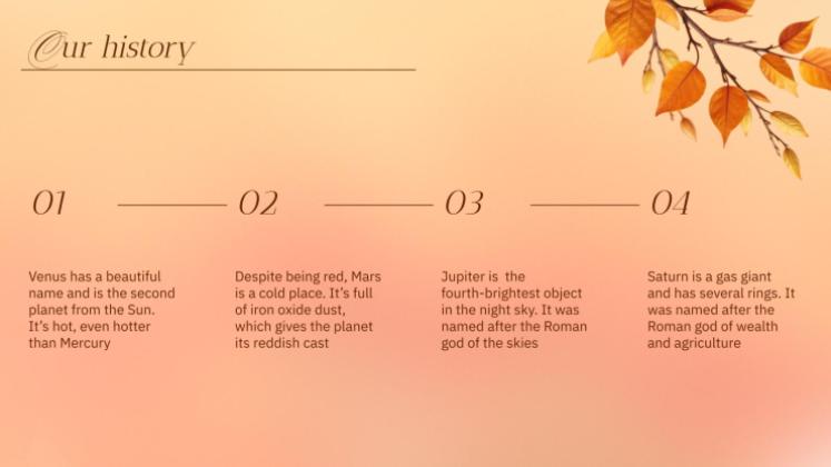 Happy Fall presentation template 