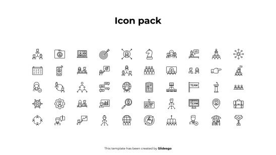 Plantilla de presentación Infografías de reuniones de negocios