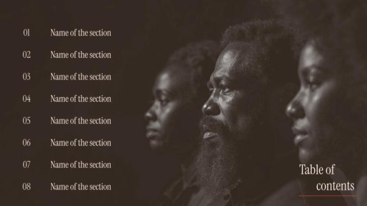 Événement du Mois de l'histoire des Noirs Modèles de présentation