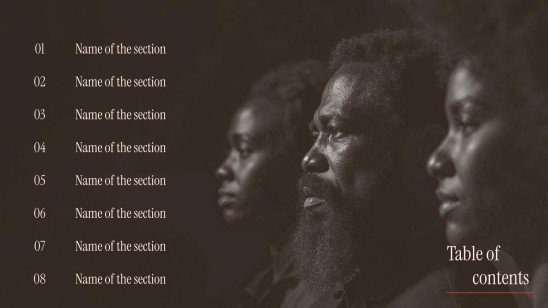 Événement du Mois de l'histoire des Noirs Modèles de présentation