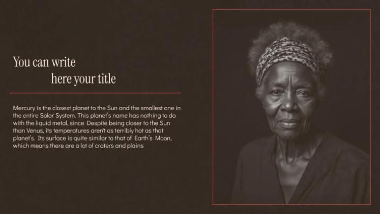 Événement du Mois de l'histoire des Noirs Modèles de présentation