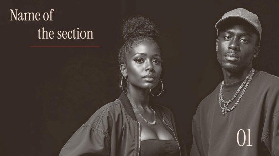 Événement du Mois de l'histoire des Noirs Modèles de présentation