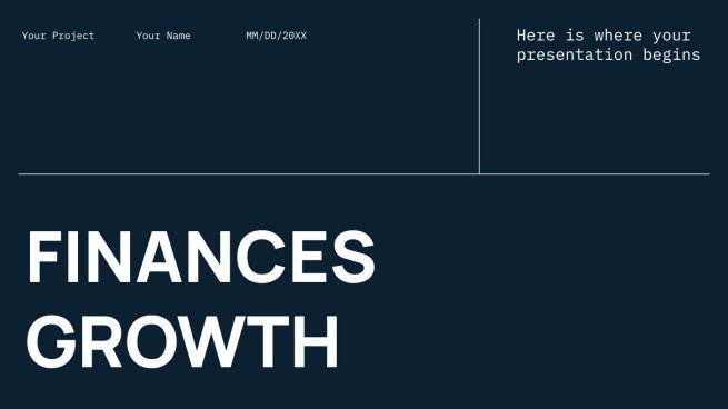 Modelo de apresentação Crescimento Financeiro