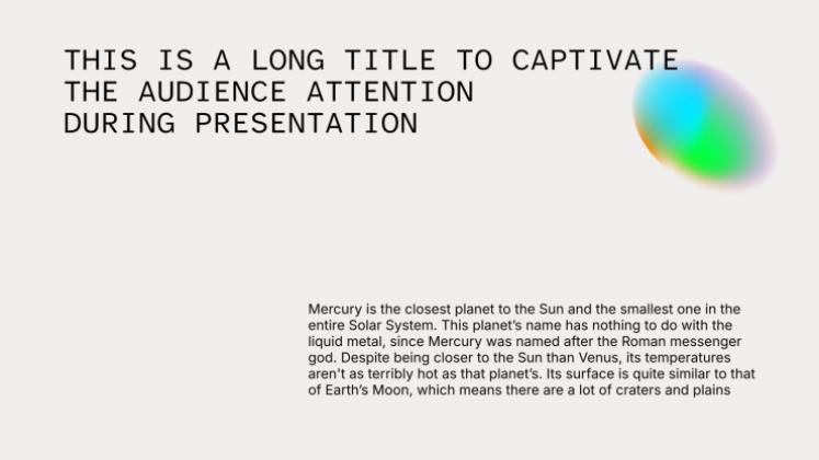 Post-University Life Tips presentation template 