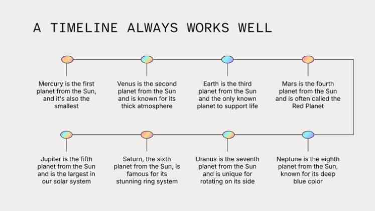 Post-University Life Tips presentation template 