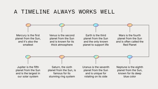 Post-University Life Tips presentation template 