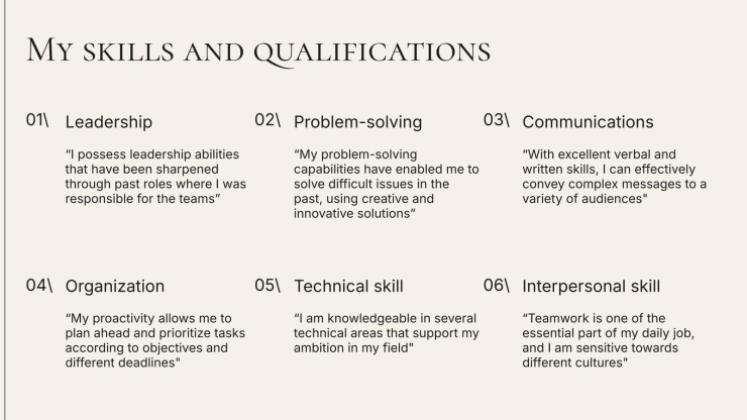 Conseils pour la rédaction d'un CV Modèles de présentation