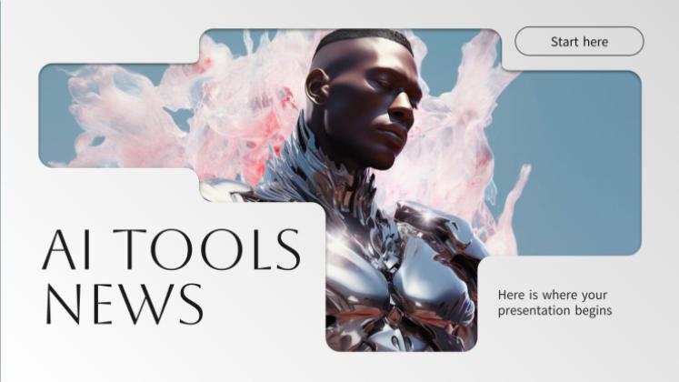AI 도구 뉴스 프레젠테이션 템플릿