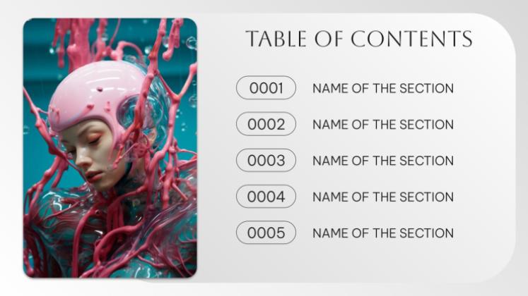 AI 도구 뉴스 프레젠테이션 템플릿