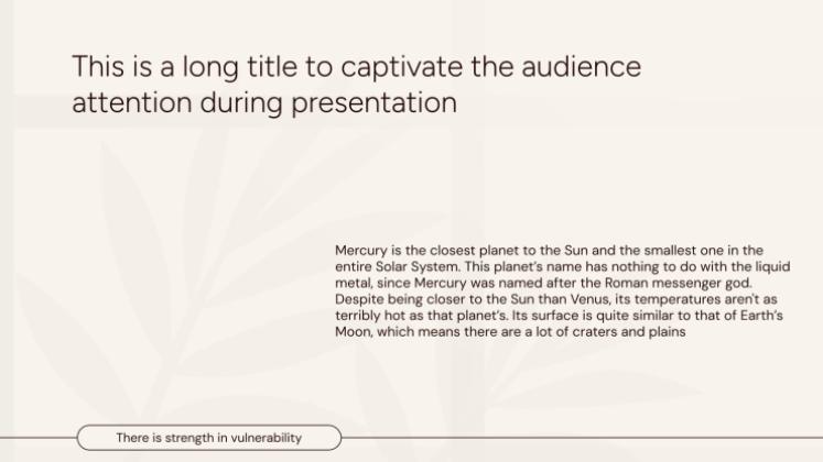 치료 세션 노트 프레젠테이션 템플릿