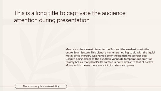 치료 세션 노트 프레젠테이션 템플릿