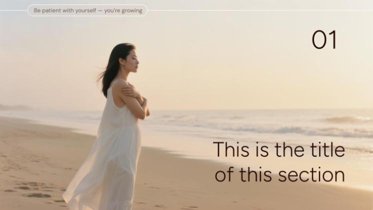 치료 세션 노트 프레젠테이션 템플릿