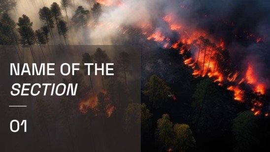 Plantilla de presentación Prevención de incendios forestales