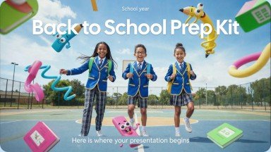 Kit de préparation pour la rentrée scolaire Modèles de présentation