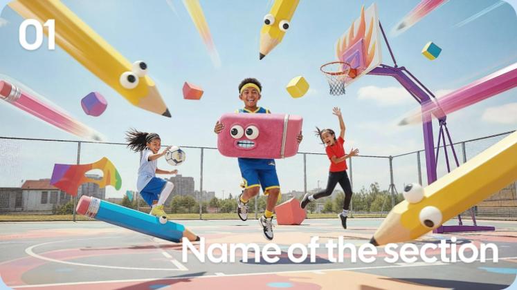 Kit de préparation pour la rentrée scolaire Modèles de présentation