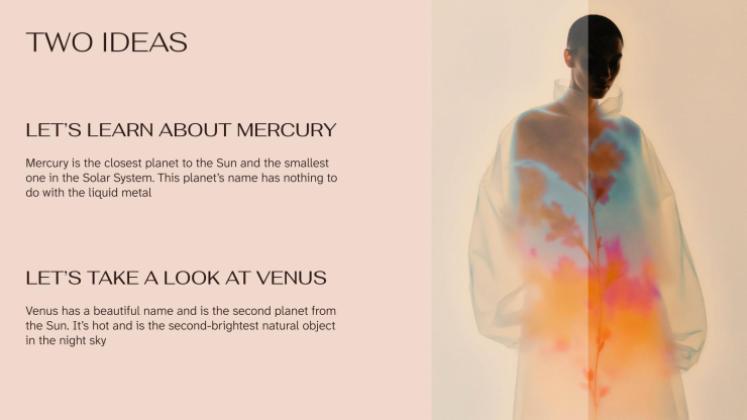 Creative Watercolor presentation template 