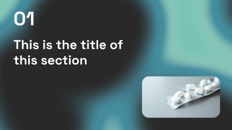 진료 방문 안내 프레젠테이션 템플릿