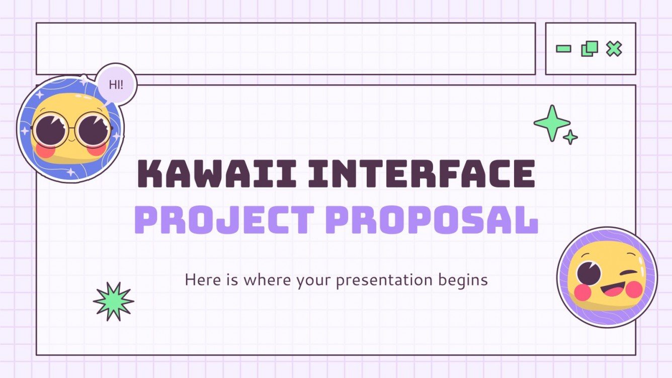 Kawaii Interface Project Proposal Google Slides & PowerPoint