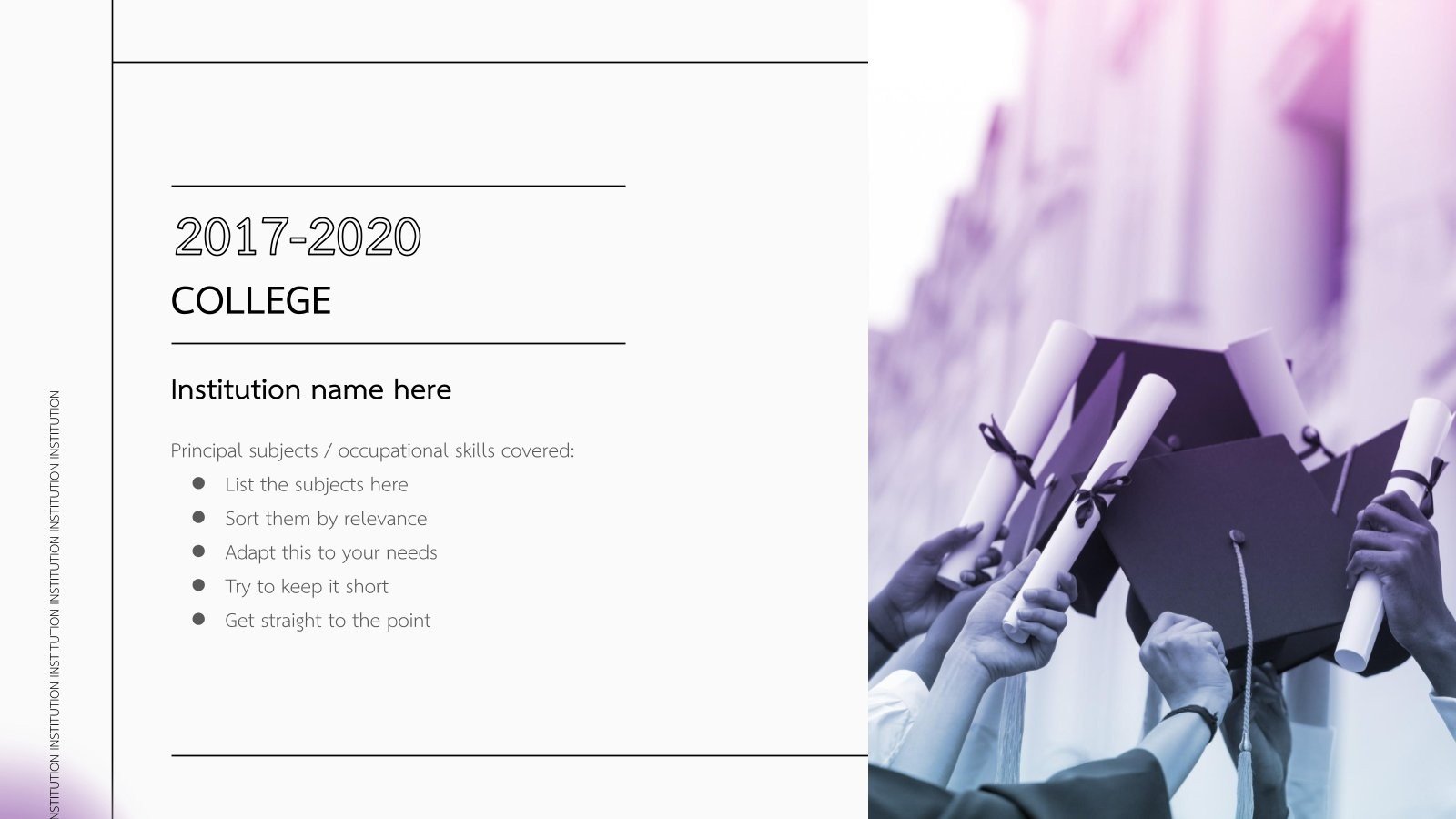Un CV à haut potentiel Modèles de présentation