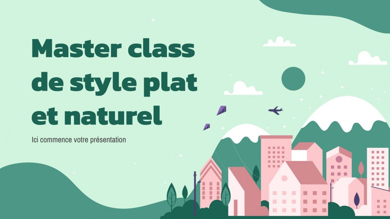 Modèles gratuits Google Slides et PowerPoint de nature