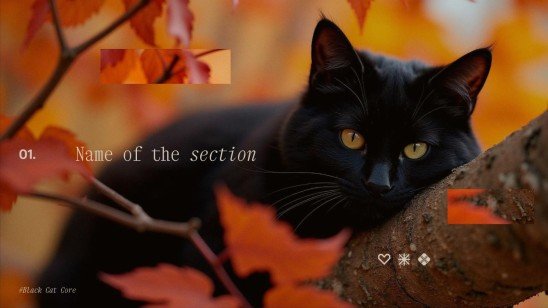 Plantilla de presentación Vibras de otoño