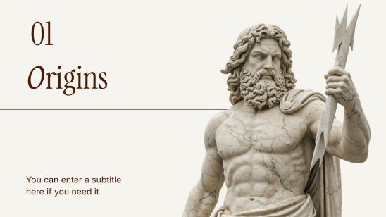 Plantilla de presentación Dioses de la antigua Grecia