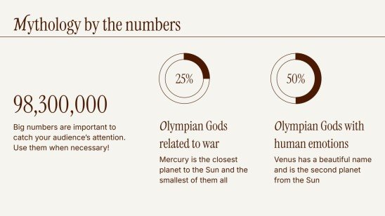 Plantilla de presentación Dioses de la antigua Grecia