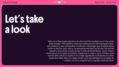 히스패닉 문화유산 기념 행사 프레젠테이션 템플릿