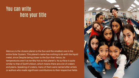 Back to School Middle School presentation template 