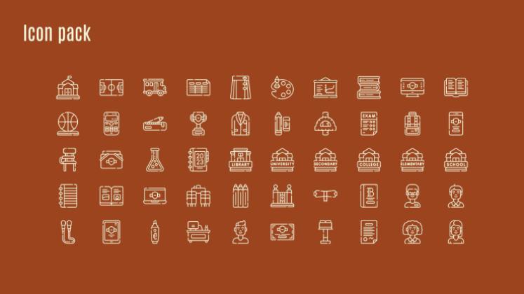 Back to School Middle School presentation template 