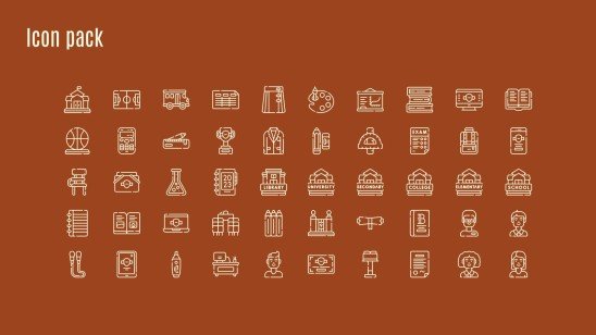 Back to School Middle School presentation template 