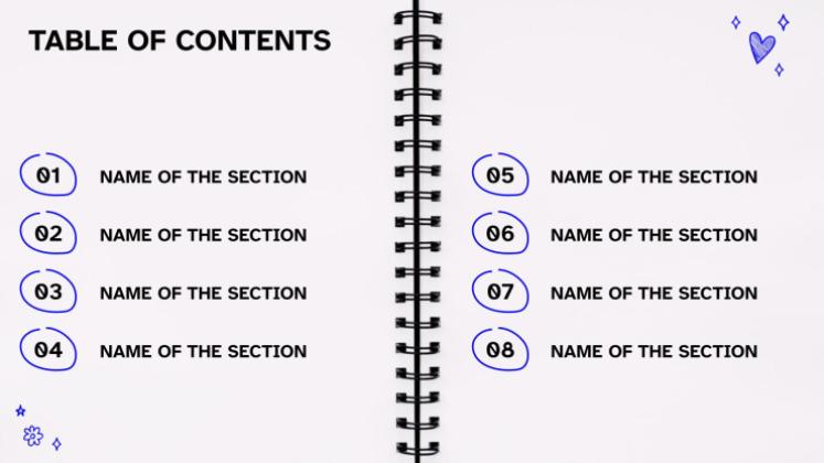 About Me for Students presentation template 