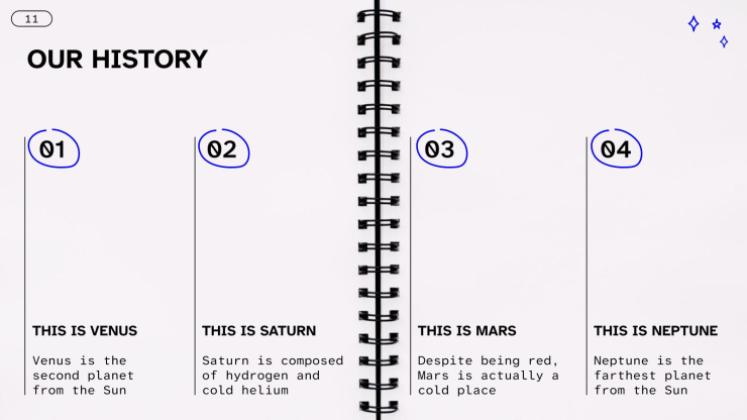 About Me for Students presentation template 