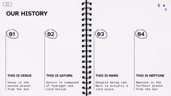 About Me for Students presentation template 