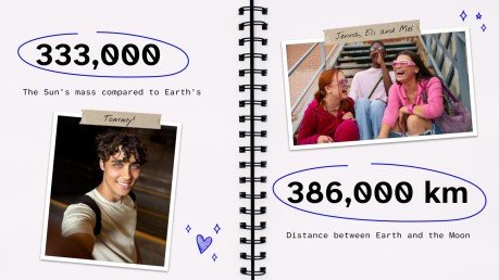 About Me for Students presentation template 