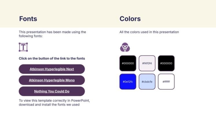 About Me for Students presentation template 