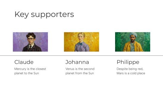 빈센트 반 고흐: 삶과 일 프레젠테이션 템플릿