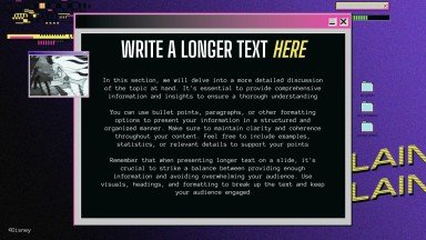 Disney Villains presentation template 