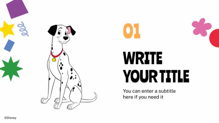 Modelo de apresentação 101 Dálmatas