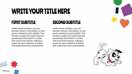 Modelo de apresentação 101 Dálmatas