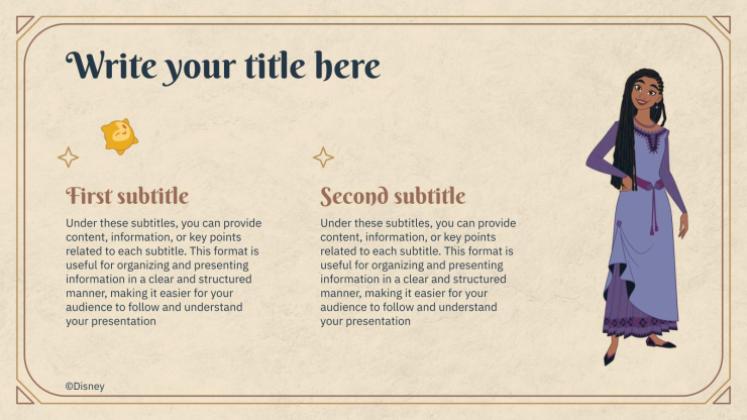 Modelo de apresentação Wish