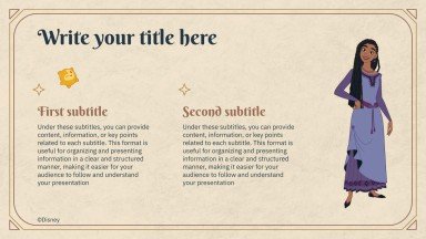 Modelo de apresentação Wish