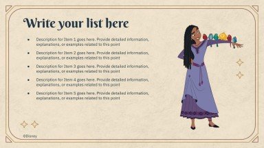 Modelo de apresentação Wish