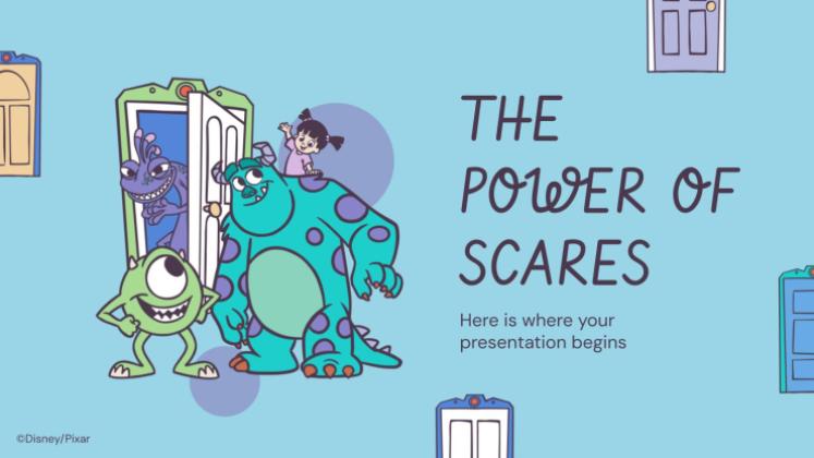 Modelo de apresentação Monstros S.A.: Portas