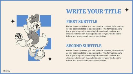 Modelo de apresentação Mickey e Amigos: Retrô