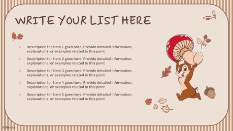 Modelo de apresentação Tico e Teco: Outono