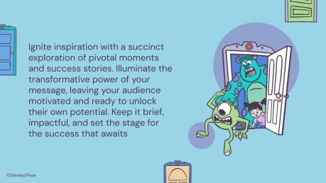 Modelo de apresentação Monstros S.A.: Portas